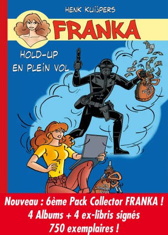 Franka Pack Collector 6 (Tomes 3-4-9-24) (dos rouge)