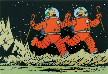 Tintin – Magnet Lune Les Dupondt