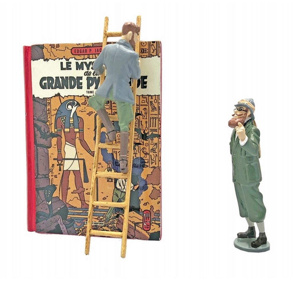 Figurine métal Blake & Mortimer Echappées bulles -  Le mystère de la grande pyramide T01 (Pixi)