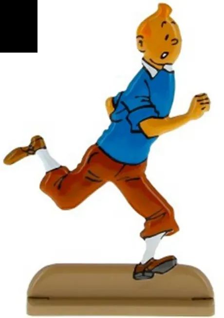 Tintin en relief – Tintin court dans les bijoux de la Castafiore