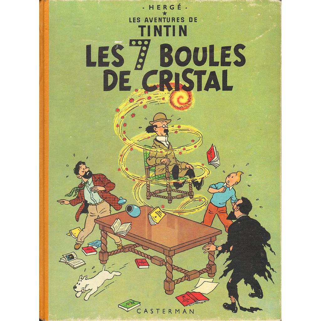 Les Aventures de Tintin - Rééd1955 T13 - Les 7 boules de cristal