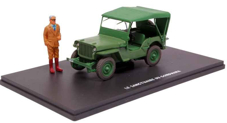 Voiture Blake & Mortimer 1/43 #056 - La Jeep Willys - Le sanctuaire du Sanctuaire du Gondwana