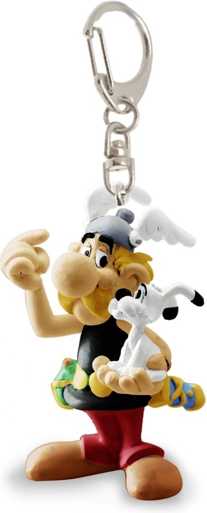 Porte-clé PVC Astérix - Astérix porte Idéfix