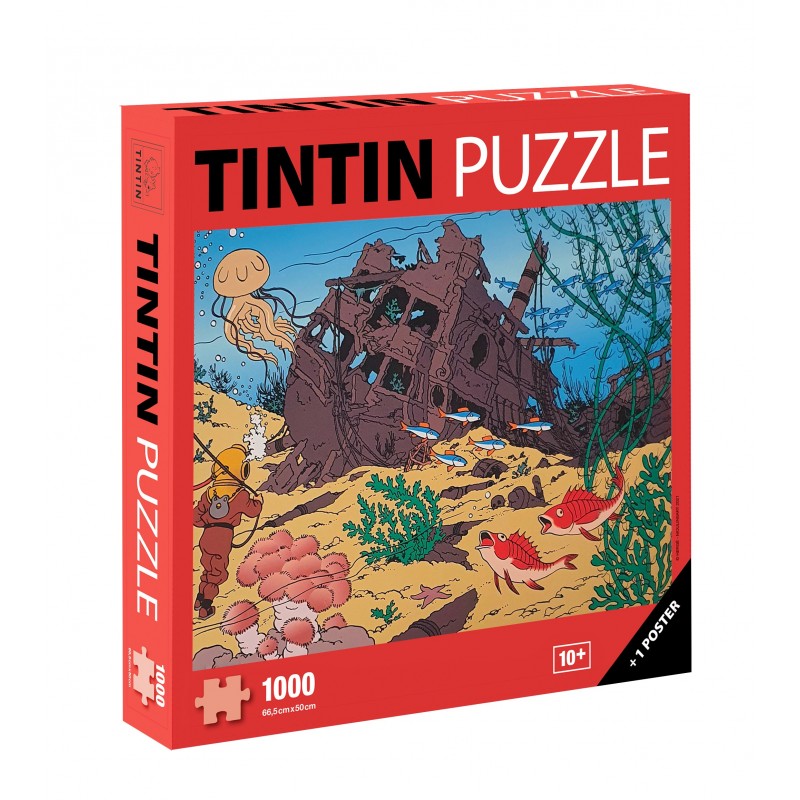 Tintin – Puzzle 1000 pces « Epave de la Licorne »