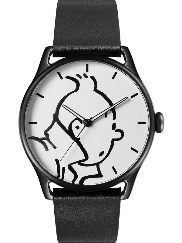 Montre Tintin - TT Watch classic characters Tintin B&W L