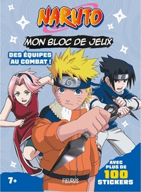 MON BLOC DE JEUX NARUTO (+ STICKERS) - DES EQUIPES AU COMBAT !