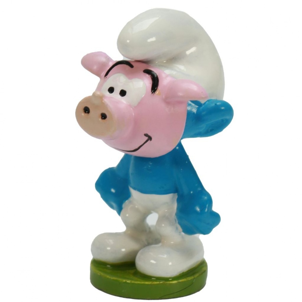 Figurine métal Les Schtroumpfs - Pixi origine déguisements - Le cochon