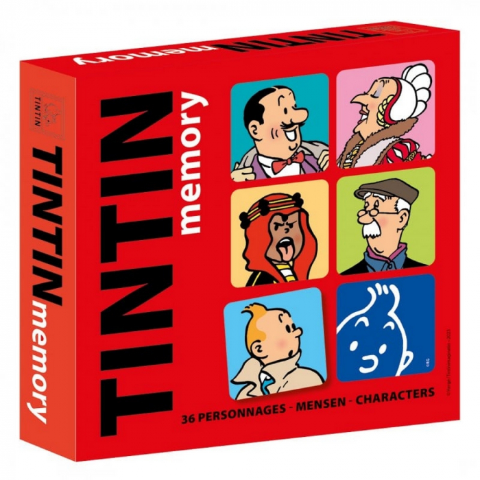 Tintin Jeu memory - 36 personnages