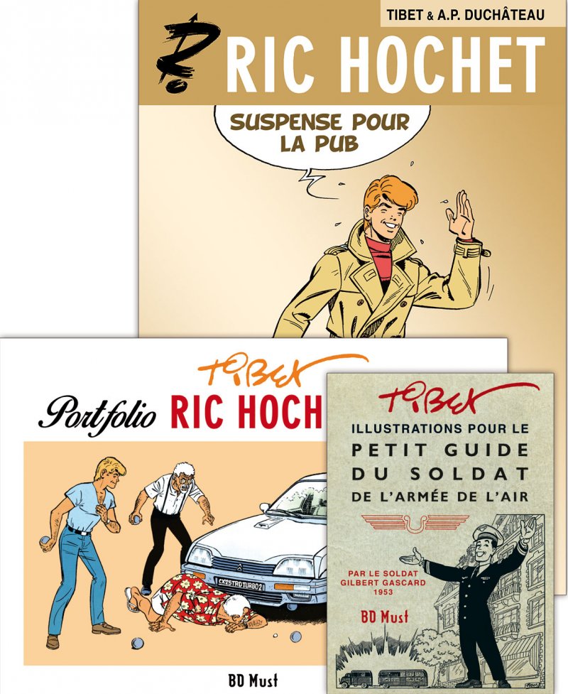 Ric Hochet - Supplément pour Suspense pour la Pub (petit guide du soldat + portfolio Citroën)