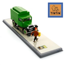 Voiture Tintin 1/43è #105 - Fourgon cellulaire + décor