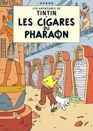 CP Hergé Couv Les aventures de Tintin T04 - Tintin et les cigares du Pharaon