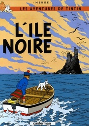 CP Hergé Couv Les aventures de Tintin T07 - L’île noire