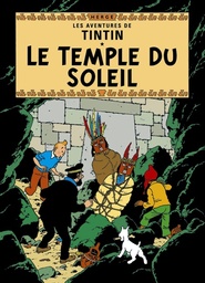 CP Hergé Couv Les aventures de Tintin T14 - Le temple du soleil