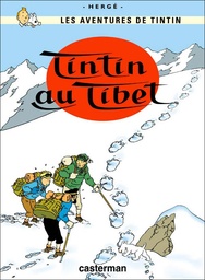 CP Hergé Couv Les aventures de Tintin T20 - Tintin au Tibet