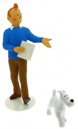 Tintin Figurine résine Le musée imaginaire - Tintin & Milou