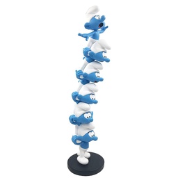 Figurine résine Les Schtroumpfs - Collectoys - La colonne de Schtroumpfs 50cm