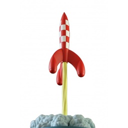 Tintin Figurine résine Les icônes - La fusée au décollage