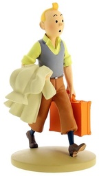 Tintin Figurine résine #095 - Tintin à la valise