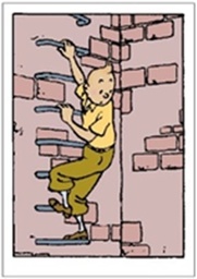 CP Hergé Case Les Aventures de Tintin T04 - Les cigares du Pharaon - Echelons