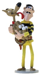 Figurine métal - Lucky Luke origine - Avarell et Rantanplan (Pixi)