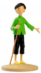 Tintin Figurine résine #008 - Tchang montre Hou-Kou