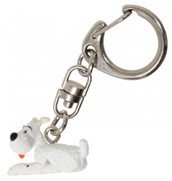 Tintin Porte-clé PVC – Milou couché (3 cm)