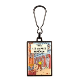 Tintin Porte-clé métal - Couverture T04 Cigares du Pharaon couleurs