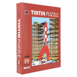 Tintin – Puzzle 1000 pces « Fusée lunaire au départ »