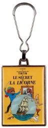 Tintin Porte-clé métal - Couverture T11 Le secret de La Licorne