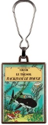 Tintin Porte-clé métal - Couverture T12 Le trésor de Rackham Le Rouge