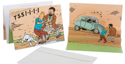 CP Hergé Pop-up - Tintin l'affaire Tournesol