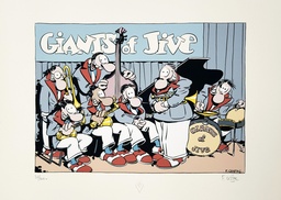 Sérigraphie Cestac - Giants of Jive N/S